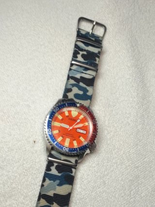 Seiko Divers 200M Pepsi Bisel Naranja