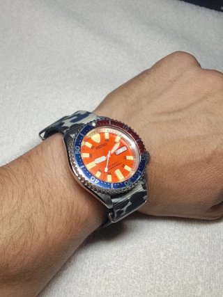 Seiko Divers 200M Pepsi Bisel Naranja