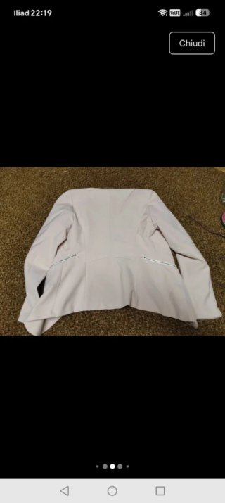 Giacca elegante donna beige e rosa