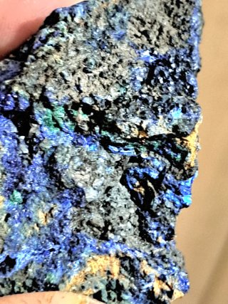Campione minerale azzurrite malachite