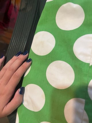 Traje de flamenca verde y blanco raquel