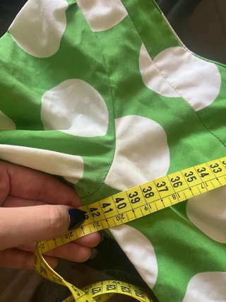 Traje de flamenca verde y blanco raquel