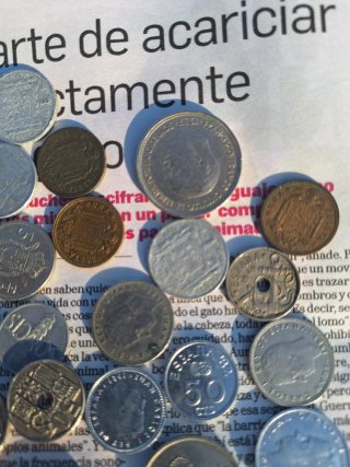 Lote monedas España