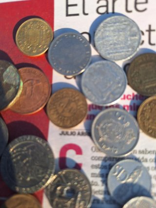 Lote monedas España