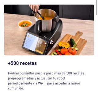 Robot de Cocina Masterpro con pantalla táctil