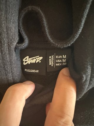 Sudadera Negra Pull&Bear
