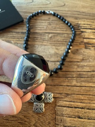 Conjunto Pedro Duran: Anillo, Collar y Pendientes