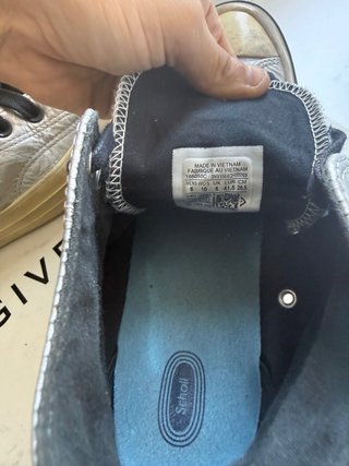 Converse All Star 100% Piel Plata T.41.5 (19)