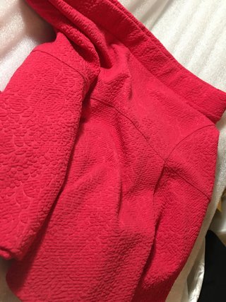 mini Falda T: 40 Campana Fucsia canalé Navidad