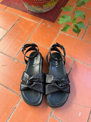 Sandalias Camila's Negras Talla 37
