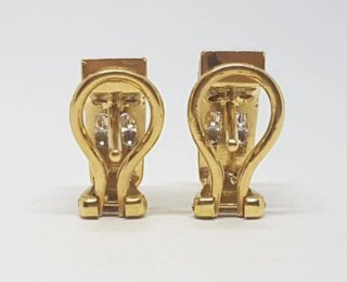 Pendientes oro y diamantes