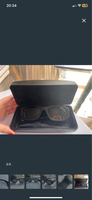Gafas de Sol Versace Originales Negras y Doradas
