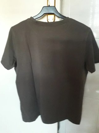 Camiseta básica gris Mango manga corta
