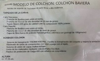 Colchón 1.50x1.90