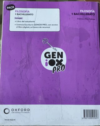Filosofía 1º Bachillerato. Libro del estudiante...