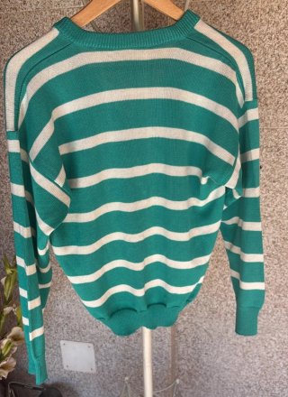 Jersey rayas verde y blanco Talla XL