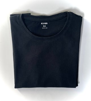 T-shirt nera KIABI taglia 8 anni