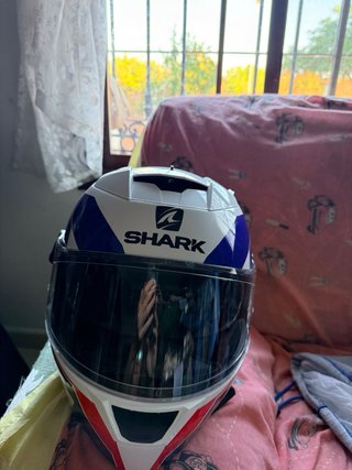 Casco SHARK SP S Blanco/Azul/Rojo
