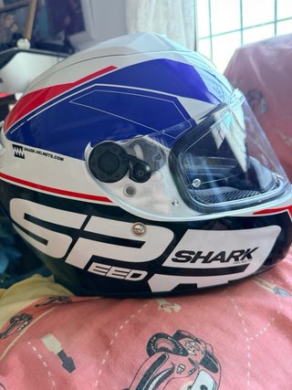 Casco SHARK SP S Blanco/Azul/Rojo