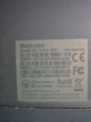 Tablet Blackview Tab 12 Pro Negra