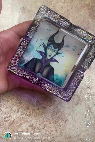 Cenicero Resina Epoxi personalizado