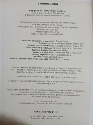 Libro la verdad sobre la historia reade'rs digest