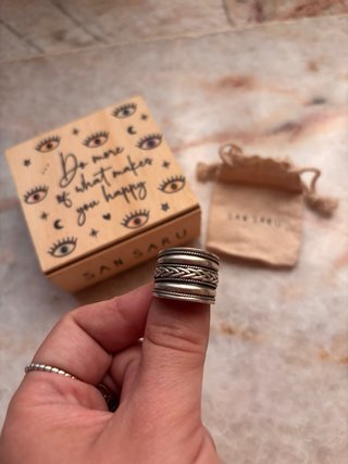 Anillo Plata San Saru Narsi