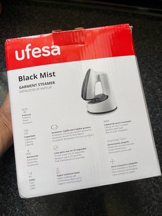 Plancha de vapor Ufesa Black Mist