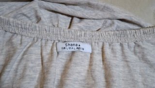 Camiseta sin mangas beige