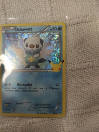 Carta Pokémon Oshawott Básico 60 HP