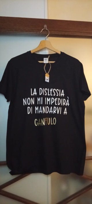 T-shirt con frase simpatica CANFULO