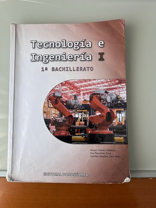 Tecnología e ingeniería I : 1o Bachillerato
