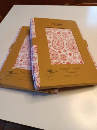2 Completi Letto Singolo Cotone