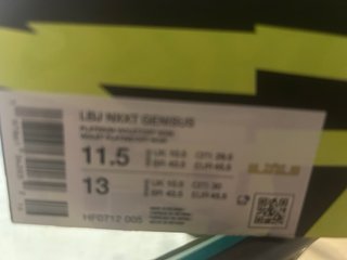 Zapatillas Nike LeBron NXXT Talla 45.5 Nuevas