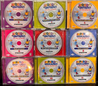 Lotto 20 CD-ROM Gioco e Imparo DeAgostini