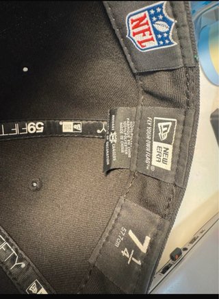 Gorra New Era Raiders Negra Talla 7 1/4. 57,7cm