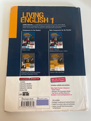 Living English 1 Bachillerato. Student's book
