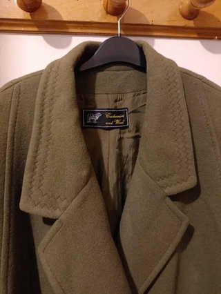 Abrigo vintage lana y cachemira Austerlitz T 52