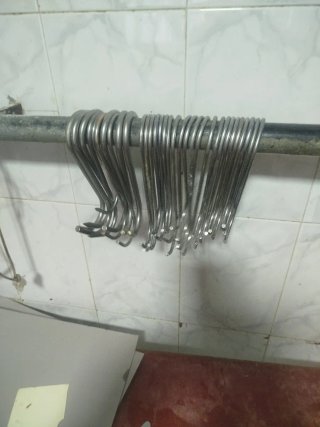 Ganchos de acero inoxidable