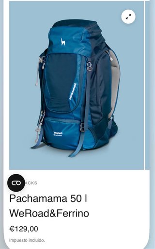 Mochila Pachamama 50L Ferrino Azul