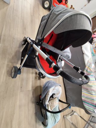 Carro de bebé 3 piezas con saco