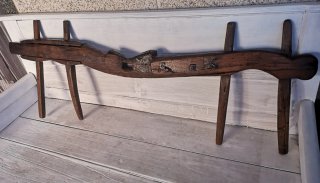 Yugo de madera antiguo