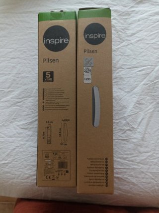 2 Apliques LED Exterior INSPIRE Blanco