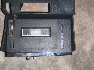 Grabadora Microcasete Sanyo Vintage c/ Funda
