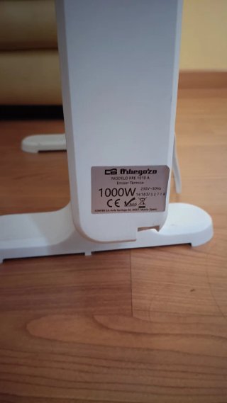 Radiador Orbegozo enchufable blanco