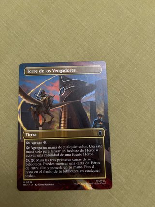 Carta Magic Torre de los Vengadores MSH