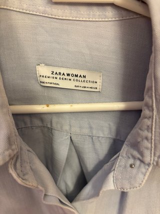 Sobrecamisa Zara azul Talla M