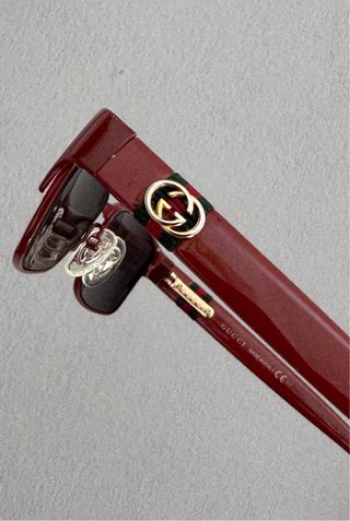 GUCCI GAFAS SLIM MUJER ROJO GRANATE
