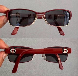 GUCCI GAFAS SLIM MUJER ROJO GRANATE