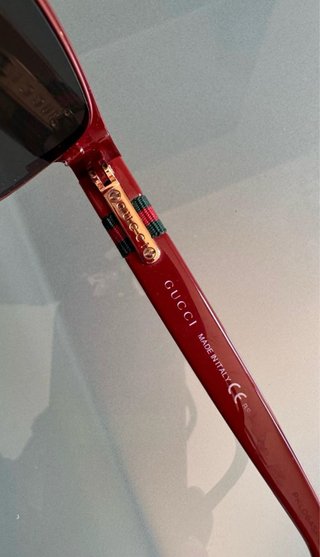 GUCCI GAFAS SLIM MUJER ROJO GRANATE